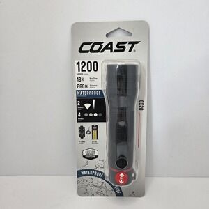 COAST GX20 LED Flashlight 1200 Lumens Waterproof Focus Beam New Sealed